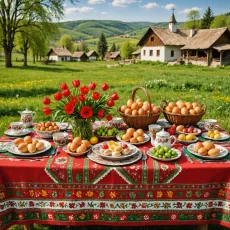 Tradiții Culinare Românești de Paște: Mâncărurile Tradiționale de Paște, Precum Drobul, Unesc Familiile Românești